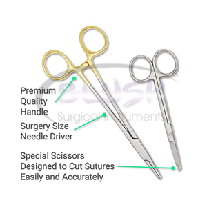 Surgical Grade Surgery <b>Kits</b> 5 Pieces German Stainless Steel Scissor Tweezer <b>suture</b> practice <b>kit</b> With Case By Blush Surgical - Product Image 4