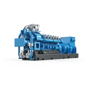 Lãnh đạo điện 600kw 12 Xi lanh khí sinh học Máy phát điện alternator Máy phát điện khí sinh học nhà máy dự án