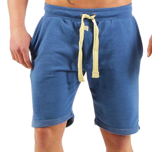 Shorts pour hommes sur mesure en gros, style décontracté, tissu peigné écologique, fermeture à cordon, qualité inégalée pour tous - Product Image 5