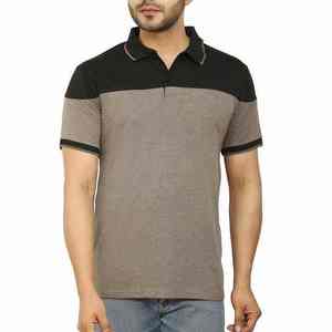 Chemises polo pour hommes respirantes, très tendance, de haute qualité, anti-bactériennes, couleur marron, sublimation. - Product Image 1