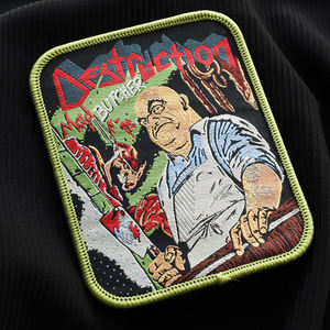 Parches Tejidos Personalizados de Primera Calidad Sin Pedido Mínimo y Parches Tejidos al Por Mayor para Chaquetas, Parches Tejidos Personalizados de Calidad para Mezclilla con Temática de Sonrisa - Product Image 6