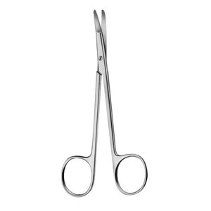 Ciseaux chirurgicaux Kilner 110 mm en acier inoxydable, lames courbées à bout arrondi, instruments tranchants - Product Image 3