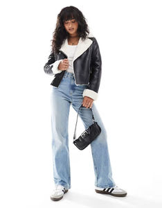 Chaqueta de Invierno 2026 de Moda, de Cuero Genuino, Manga Larga, para Mujer, Transpirable, Impermeable, Ecológica, con Tela Oxford, Cuello Mao - Product Image 3