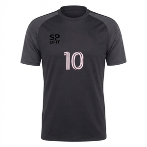Nueva camiseta de fútbol personalizada con nombre del jugador, estilo malla, talla grande, corte regular, ropa deportiva para adultos. - Product Image 4