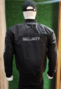 Veste de sécurité noire personnalisée pour l'hiver, uniforme de garde de sécurité, vêtements de travail chauds et imperméables pour hommes et femmes - Product Image 5