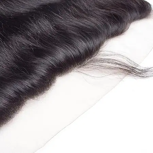 Cheveux naturels à texture douce avec frontal simple dessiné avec délié sans couture pour une finition naturelle et une longue tenue confortable - Product Image 1