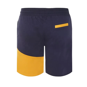 Summer Breathable Soft Custom Front Logo Canvas Fitness <b>Men</b> Swimwear <b>Trunk</b> Shorts Drawstring Knitted Casual Quick Dry - Product Image 1