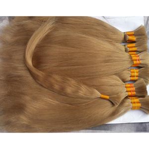 Extensions de cheveux humains vierges indiennes, couleur claire, trame de cheveux, 10 à 34 pouces - Product Image 1