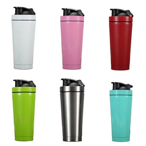 20/25oz Ice <b>Shaker</b> Stainless Steel Protein <b>Shaker</b> As Seen on Shark Tank Reusable Gym Water <b>Bottle</b> Powder Coated <b>Bottle</b> Mugs - Product Image 1