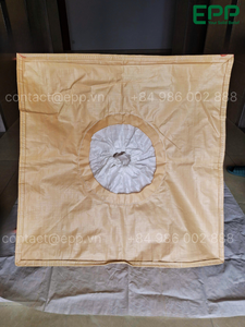 Q Bags Industrial Breathable 2 Loop Jumbo FIBC Ton Bag <b>Waterproof</b> PP Bulk Bags - Product Image 4