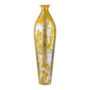 Vase Jaune Premium pour la Décoration Intérieure et de Bureau – Vase à Fleurs en Métal le Plus Vendu, Disponible en Designs Argentés – Décoration de Table Disponible - Product Image 1