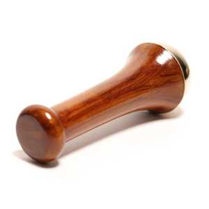 Bâtonnet ayurvédique Kansa avec manche en bois, outil traditionnel de massage du visage et du cou pour la relaxation, la beauté et la thérapie bien-être - Product Image 2