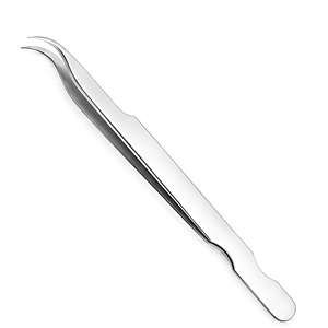 Pinzas para Pestañas Ijrak Surgical IS-ELT-0010 de Acero Inoxidable, Puntas Dentadas y Lisas, 10 mm de Longitud, Punta Afilada de Precisión, Ligeras - Product Image 2