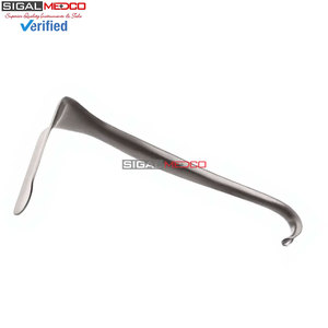 Rétracteur vaginal de qualité supérieure, lame de 7 pouces, 1,5 pouce x 3 pouces, instrument chirurgical obstétrique et gynécologique, acier inoxydable allemand, gynécologie - Product Image 5