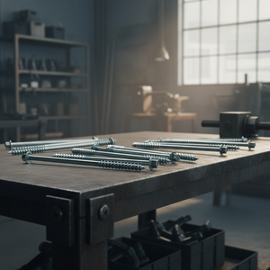 Tornillos de Cabeza Hexagonal de Acero al Carbono Galvanizado en Zinc Clase 4.8 y 6.8, Rosca Parcial, M6-M12, Métricos/Pulgadas, Estándar DIN/ANSI, PDC - Product Image 1