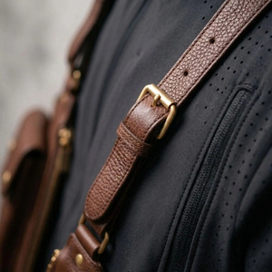 Bolso bandolera de cuero de grano completo al por mayor, que ofrece durabilidad y una elegante funcionalidad diaria a un precio asequible. - Product Image 5