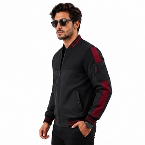 2026 New Stylish Casual Winter Wear Bomber Jackets Men's Customized Good Quality Design Bomber Jackets OEM Serviced Design - Product Image 5