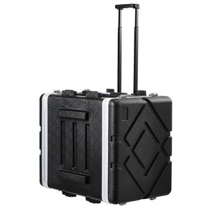 Case Rack 8U per Servitori, Costruzione Robusta in ABS, Profondità 19 Pollici, Chiusure a Farfalla, Borse per Hard Disk Rimovibili - Product Image 1
