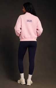 Women Pink Zip Up Jacket Stand Collar <b>Black</b> Tank Top <b>Leggings</b> Tracksuit Set Sporty Solid - Product Image 3