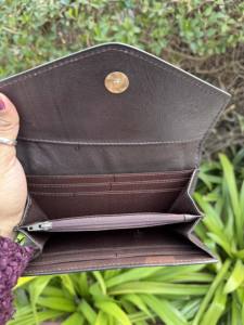 High Quality Hand Tooled Carving <b>Wallet</b> <b>Clutch</b> Stylish Cowhide Fur Leather <b>Wallet</b> Multi Uses Western Leather <b>Wallets</b> - Product Image 6