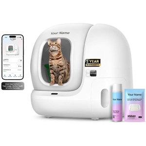 กระบะทรายแมวอัตโนมัติ PuraMax 2 พร้อมระบบทำความสะอาดตัวเอง ควบคุมผ่านแอพ WiFi ผลิตโดยโรงงาน OEM ขายส่ง มีตัวเลือกแบบไร้กลิ่น - Product Image 1