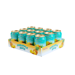 Nuevo Jugo de Piña en Lata Estándar de 250 ml, OEM/ODM, con Pulpa Real, Marca Privada, Jugo de Frutas y Verduras - Product Image 6