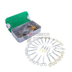 Instruments d'anastomose microvasculaire : Pince d'application, Forceps, Porte-aiguille, Kit de jonction vasculaire - Product Image 2