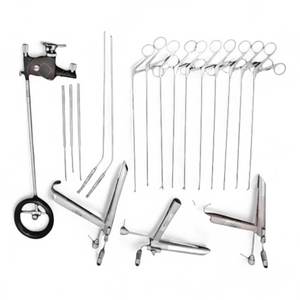 Set de Laringoscopio Endoscópico ENT con Pedestal, Instrumentos de Microcirugía Laríngea de Acero Inoxidable, Kit Hospitalario para Perros - Product Image 2