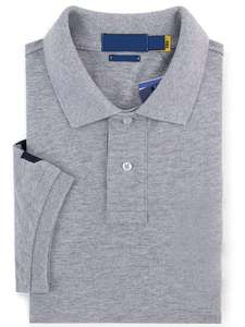 เสื้อเชิ้ตแขนยาวผู้ชายสำหรับฤดูร้อน พร้อมลายปักโลโก้ RL ขนาดใหญ่ ผ้าถักกันยับ และลายพิมพ์ - Product Image 5