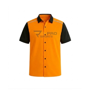 เสื้อแข่งแบบกระดุมสั่งทำเสื้อแข่งแบบ F1เสื้อแข่งแบบลากสำหรับทีมแข่งรถสูตรเฉพาะเสื้อสำหรับแฟนๆ - Product Image 5