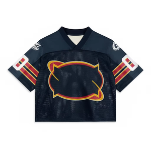 Maillot de sport personnalisé à coupe courte avec motif imprimé par sublimation, respirant et anti-humidité, qualité supérieure, vente chaude - Product Image 1