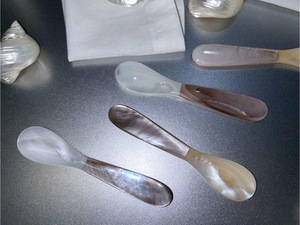 Decorative Mother of Pearl <b>Spoon</b> Handmade Tableware <b>Spoon</b> for Dessert Coffee and Caviar <b>Serving</b> - Product Image 6