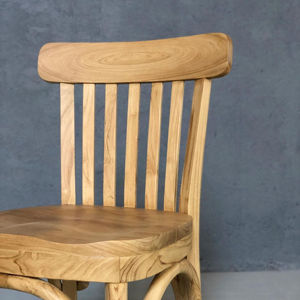 Ensemble de table et de chaises de salle à manger en teck moderne, durable et écologique pour hôtels, cafés, salons - Product Image 2