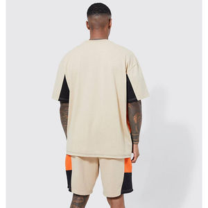 Conjunto de Camiseta y Pantalones Cortos Ligeros y Transpirables para Verano, Personalizados, Hechos de Algodón, para Hombre, Dos Piezas, Hechos en Pakistán - Product Image 5