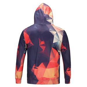 Sudadera con Capucha para Hombre, Estilo Urbano, Sublimación con Estampado Completo, Poliéster Suave, Manga Larga, Informal, para Gimnasio, Entrenamiento al Aire Libre, Cómoda - Product Image 3