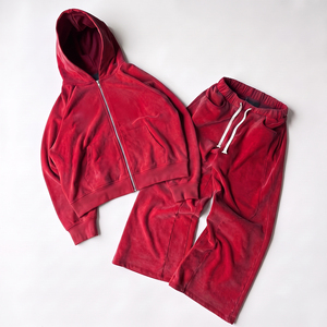 <b>Two</b> <b>Piece</b> hoodie & pant <b>set</b> 100% cotton Streetwear printed logo mens racksuits Sweat Suits - Product Image 4