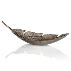 Bandeja de Servicio para Té y Café, Diseño Novedoso, Calidad Premium, Bandeja Azul con Asa de Asta de Ciervo Dorada - Product Image 2