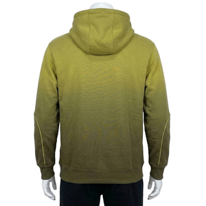 Sweat-shirt à capuche vert olive pour homme, coupe classique, en coton French Terry, décontracté, avec poche avant - Product Image 2