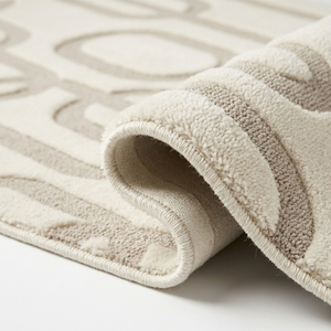 Handmade Moroccan Style High Low Loop & Cut Pile Tufted Wool <b>Rug</b> Modern Luxury Area Carpet Custom Size Wholesale Factory Rate - Product Image 4