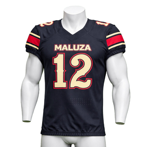 เสื้อฟุตบอลอเมริกันแบบกำหนดเองได้ ยูนิเซ็กซ์ พิมพ์ลายด้วยความร้อน ชุดทีม ระบายอากาศได้ดี โพลีเอสเตอร์ ไซส์ใหญ่ แห้งเร็ว - Product Image 6