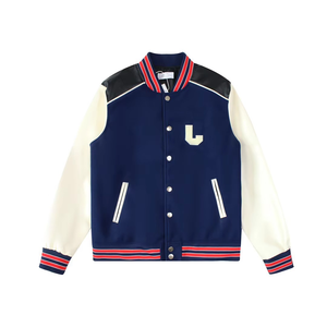 Veste bomber légère de sport personnalisée avec logo, vente en gros spéciale hiver, veste de baseball pour hommes, veste varsity - Product Image 1