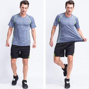Men's Black Short Sleeve Athletic <b>T</b>-<b>Shirt</b> Neon Green Trim Quick Dry Player Name Front Logo <b>Polyester</b> Crew Neck Sport Wear Summer - Product Image 2