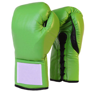 Gants de boxe Muay Thai 8oz en gros, personnalisables OEM, couleur et impression sur mesure, équipement de combat pour adultes en cuir PU synthétique - Product Image 2