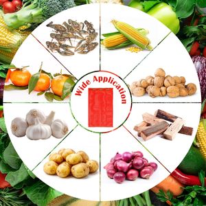 Sacs à oignons en filet réutilisables avec cordon de serrage, sacs de rangement respirants pour légumes frais, réutilisables avec cordon de serrage - Product Image 4