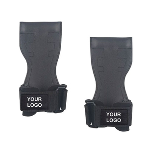 Adjustable Neoprene Palm Grips with Black <b>Straps</b> for Finger Exercise Equipment Hand Support Training Gear LOGO Palm Grips - Product Image 1