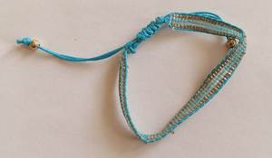 Boho <b>Beaded</b> Bracelets for Women Handmade <b>Wax</b> Thread Crystal Zircon Colorful String Lucky Rope Bracelet Jewelry - Product Image 3
