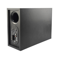 Subwoofer actif pour voiture, design fin, sous le siège, haut-parleur de basses alimenté 12V, subwoofer audio pour véhicule, boîtier en bois, OEM ODM