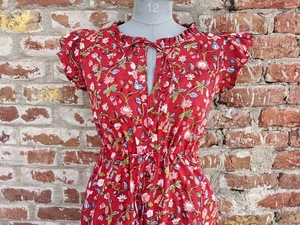 Hand Block Printed Dress boho short dress Indian cotton <b>gauze</b> Dress Halter Neck Floral Print Short Mini Dress For Women - Product Image 2