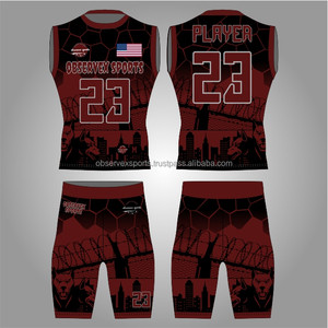 Uniformes 7V7 de Compresión Transpirables para Entrenamiento en Equipo, Uniforme de Fútbol Americano con Bandera para Entrenamiento y Juego 7 contra 7 - Product Image 1