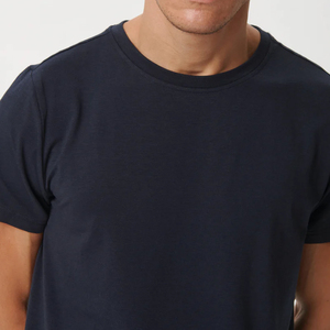 T-shirt à col rond pour homme, manches courtes, 100% coton, respirant et à séchage rapide, impression personnalisée sur le devant, coupe classique, vêtements décontractés d'été - Product Image 6
